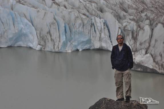 Glaciar Grande e Laguna Torre, no Parque Nacional Los Glaciares, perto de El Chaltén, na Argentina